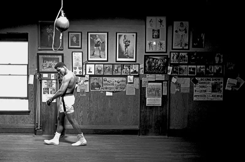 Photo of Ali in the gym